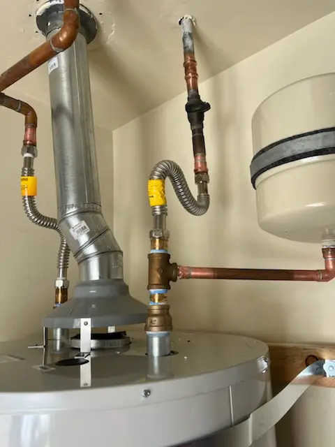 Water heater installation and plumbing repair in Shepperd